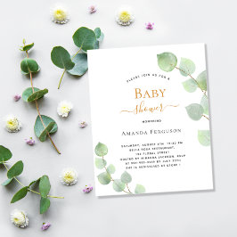 Budget Baby shower eucalyptus greeneration-uitnodi
