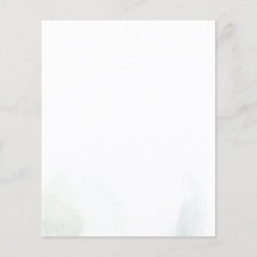 Budget Baby shower Eucalyptus Greenery (Achterkant)