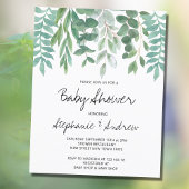 Budget Baby shower Eucalyptus Greenery