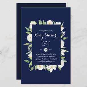 Budget Baby shower Grote afmeting Floral - Kleur b