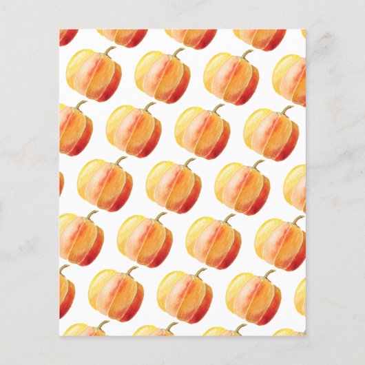 Budget Baby shower Little Pumpkin (Achterkant)