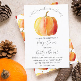 Budget Baby shower Little Pumpkin
