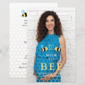 Budget Baby shower Mam to Bee Quote Bijen Foto (Voorkant / Achterkant)
