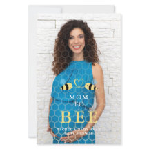 Budget Baby shower Mam to Bee Quote Bijen Foto