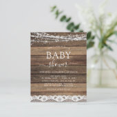 Budget Baby shower Rustic Farmhouse Lace (Staand voorkant)