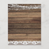 Budget Baby shower Rustic Farmhouse Lace (Achterkant)