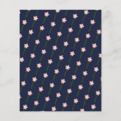 Budget Baby shower Tea Party Uitnodiging Flyer (Achterkant)