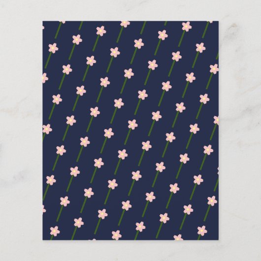 Budget Baby shower Tea Party Uitnodiging Flyer (Achterkant)