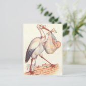 budget BABY SHOWER Uitnodiging neutraal (Staand voorkant)