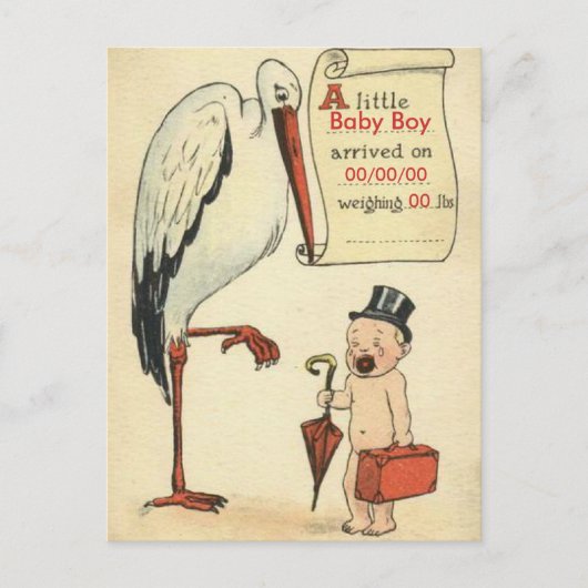 budget BABY SHOWER Uitnodigingsjongen Uitnodiging Briefkaart (Voorkant)