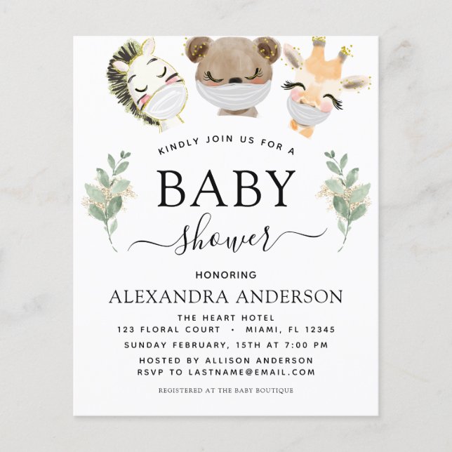 Budget Baby shower Woodland (Voorkant)