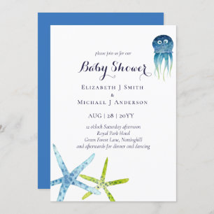 BUDGET Baby shower Zee Life Octopus Starfish