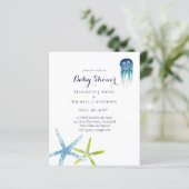 BUDGET Baby shower Zee Life Octopus Starfish (Staand voorkant)