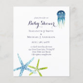 BUDGET Baby shower Zee Life Octopus Starfish (Voorkant)