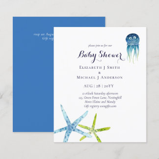 BUDGET Baby shower Zee Life Octopus Starfish