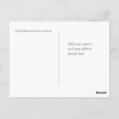 BUDGET Baby shower Zee Life Octopus Starfish Briefkaart (Achterkant)