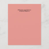 BUDGET Baby shower Zee Life Whale Boys Blue Invite (Achterkant)