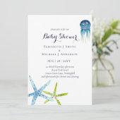 BUDGET Baby Shower Zeeleven Octopus Zeester (Staand voorkant)