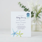 BUDGET Baby Shower Zeeleven Octopus Zeester (Staand voorkant)