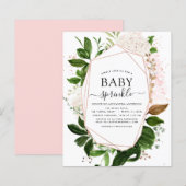 Budget Baby sprinkhondschower Greenery Geometric (Voorkant / Achterkant)