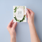 Budget Baby sprinkhondschower Greenery Geometric Flyer (Hand)