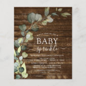 Budget Baby Sprinkle Shower Greenery (Voorkant)