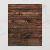 Budget Baby Sprinkle Shower Rustic Wood Sunflower (Achterkant)