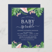 Budget Baby Sprinkle Shower Tropical Navy Blue (Voorkant / Achterkant)