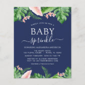 Budget Baby Sprinkle Shower Tropical Navy Blue (Voorkant)