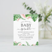 Budget Baby Sprinkle Shower Tropical Palm Floral (Staand voorkant)