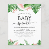 Budget Baby Sprinkle Shower Tropical Palm Floral (Voorkant)