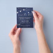 Budget Baby's Adem B Krijtbord Foto Save Date Flyer (Hand)