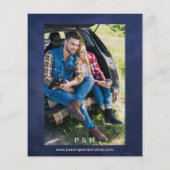 Budget Baby's Adem B Krijtbord Foto Save Date Flyer (Achterkant)