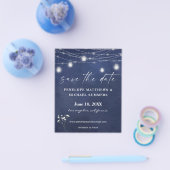 Budget Baby's Adem B Krijtbord Foto Save Date Flyer (Enkel)