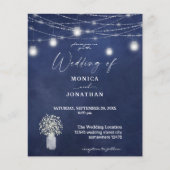 Budget Baby's Breath Blu Chalkboard String Lights Flyer (Voorkant)