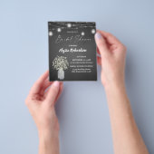 Budget Baby's Breath Chalk G Lights Vrijgezellenfe Flyer (Hand)