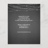 Budget Baby's Breath Chalk G Lights Vrijgezellenfe Flyer (Achterkant)