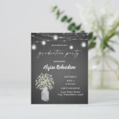 Budget Babys Breath & Chalkboard Graduparty (Staand voorkant)
