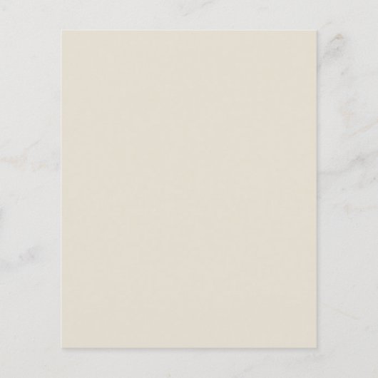 Budget Baby's Breath Floral Baby shower Uitnodigin (Achterkant)