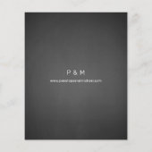 Budget Baby's Breath G Chalkboard Save Date Flyer (Achterkant)