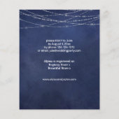 Budget Baby's Breath Krijt B Verlichte Bruidsdouch Flyer (Achterkant)
