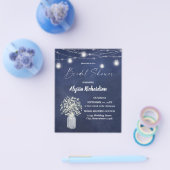 Budget Baby's Breath Krijt B Verlichte Bruidsdouch Flyer (Enkel)