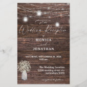 Budget Baby's Breath Lights Wedding Reception LG Flyer (Voorkant)
