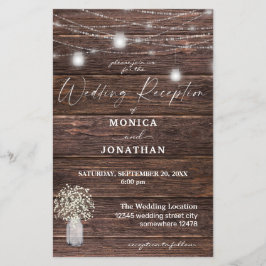 Budget Baby's Breath Lights Wedding Reception LG Flyer