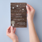 Budget Baby's Breath Lights Wedding Reception LG Flyer (Hand)