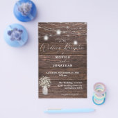 Budget Baby's Breath Lights Wedding Reception LG Flyer (Enkel)