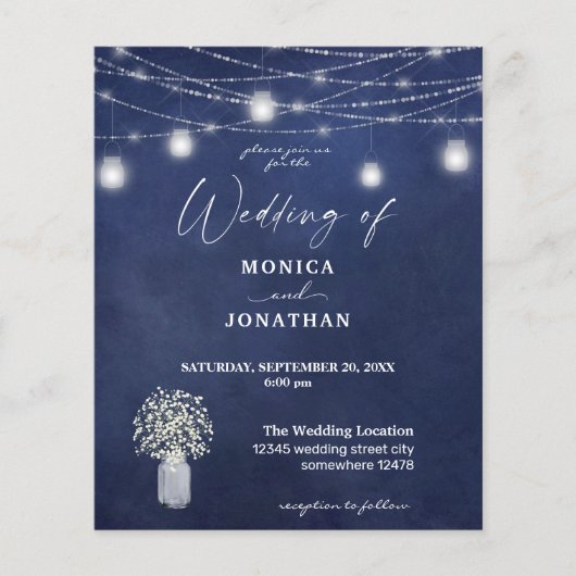 Budget Baby's Breed, Chalkboard, String Lights (Voorkant)