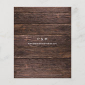 Budget Baby's Grote Rustic Sla de datum op (Achterkant)