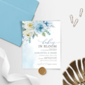 BUDGET Baby's in Bloom Twins Douche Uitnodiging