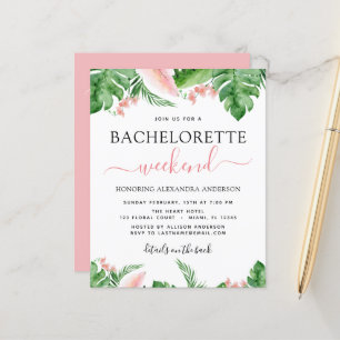 Budget Bachelorette Weekend Itinerary Tropical